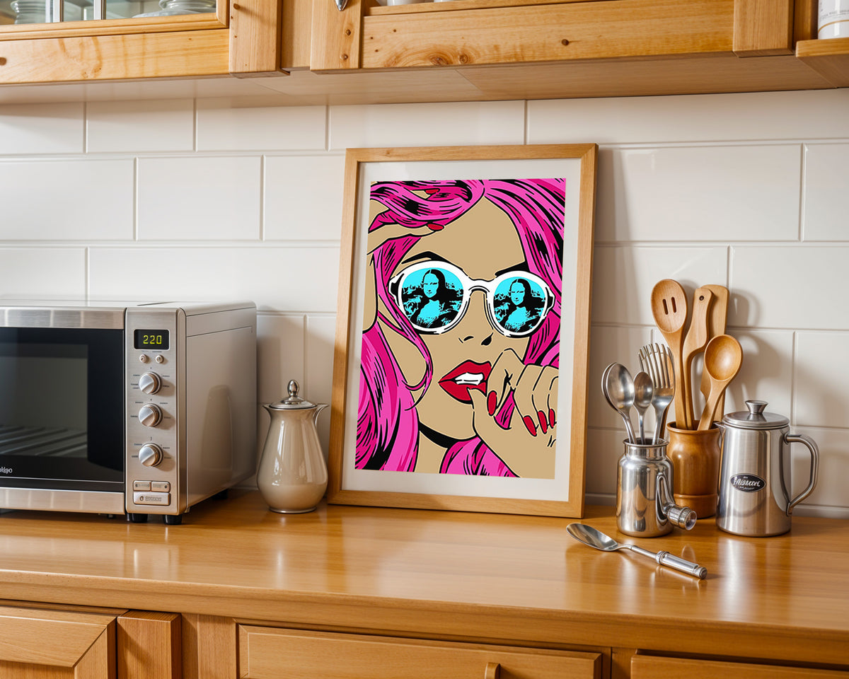 Pop Art Ondas de Color 035
