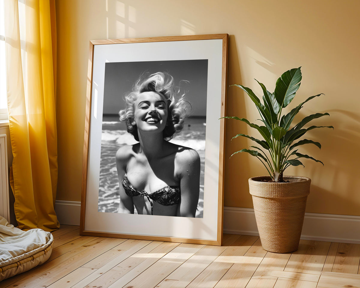 Pop Art Marilyn Monroe en la Playa