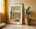 Pop Art Saguaro National Park Vintage
