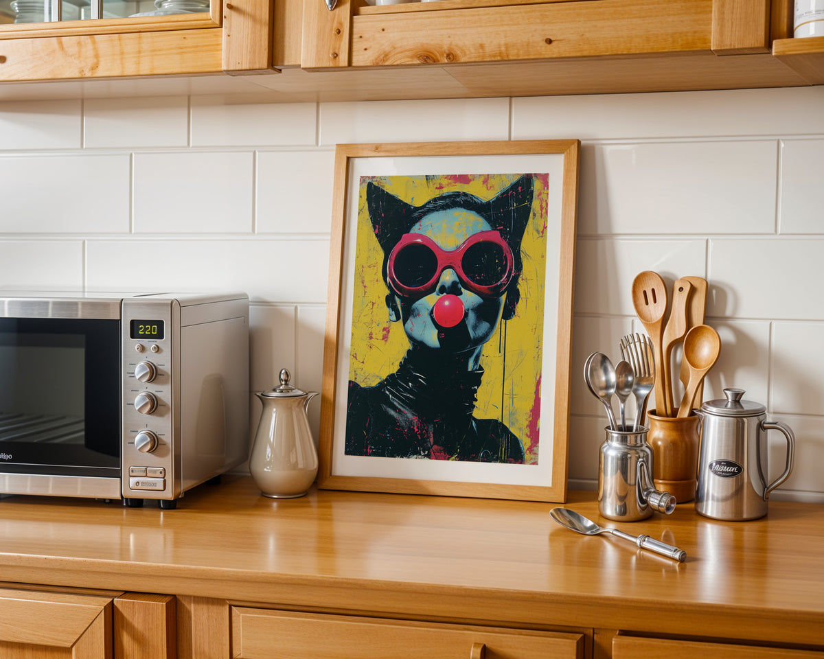 Pop Art Retrato Catwoman