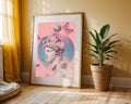 Pop Art Collage Rosa Pastel