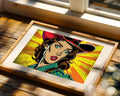Pop Art Vaquera Atractiva III