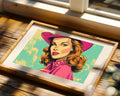 Pop Art Vaquera Atractiva V