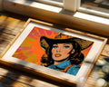 Pop Art Vaquera Atractiva VI