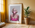 Pop Art Marilyn Monroe Bubble Gum Blanco