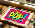 Pop Art Palabra Pop Bold II