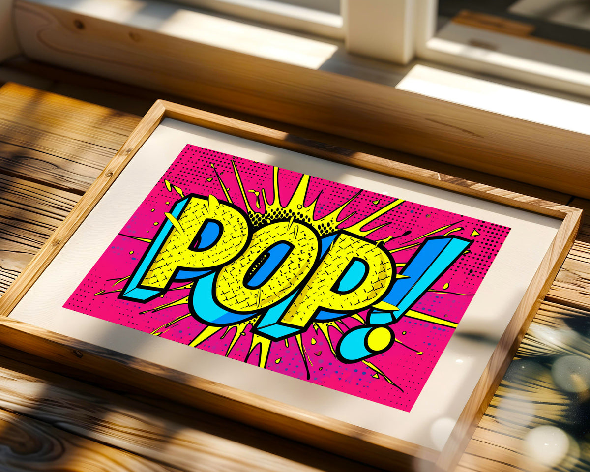 Pop Art Palabra Pop Bold II