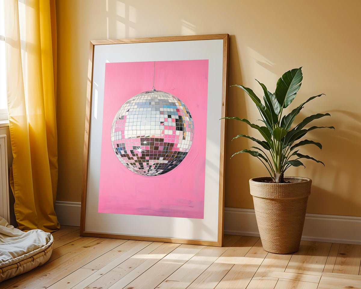 Pop Art Bola Disco Gouache
