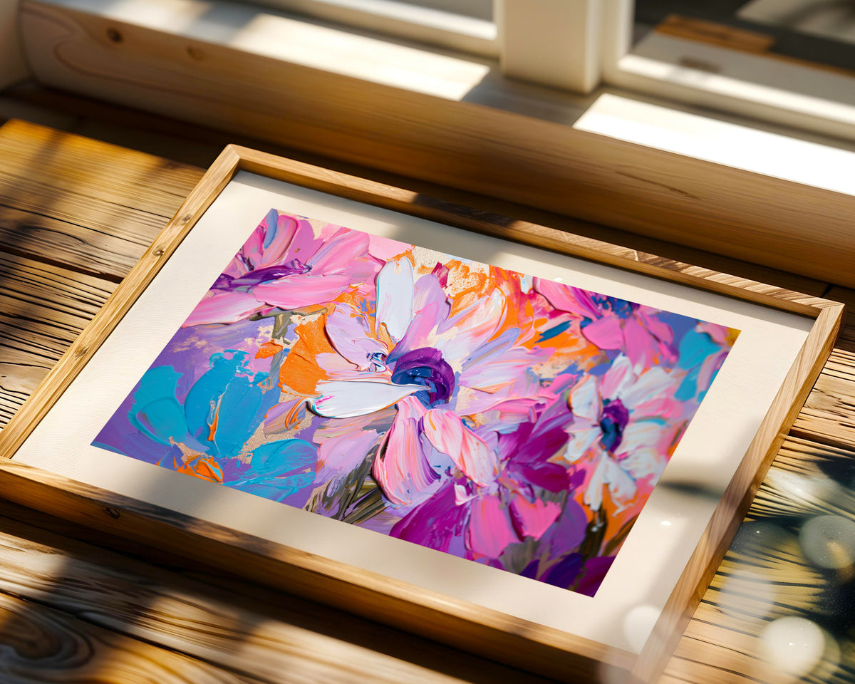 Pop Art Flores Abstractas Paleta