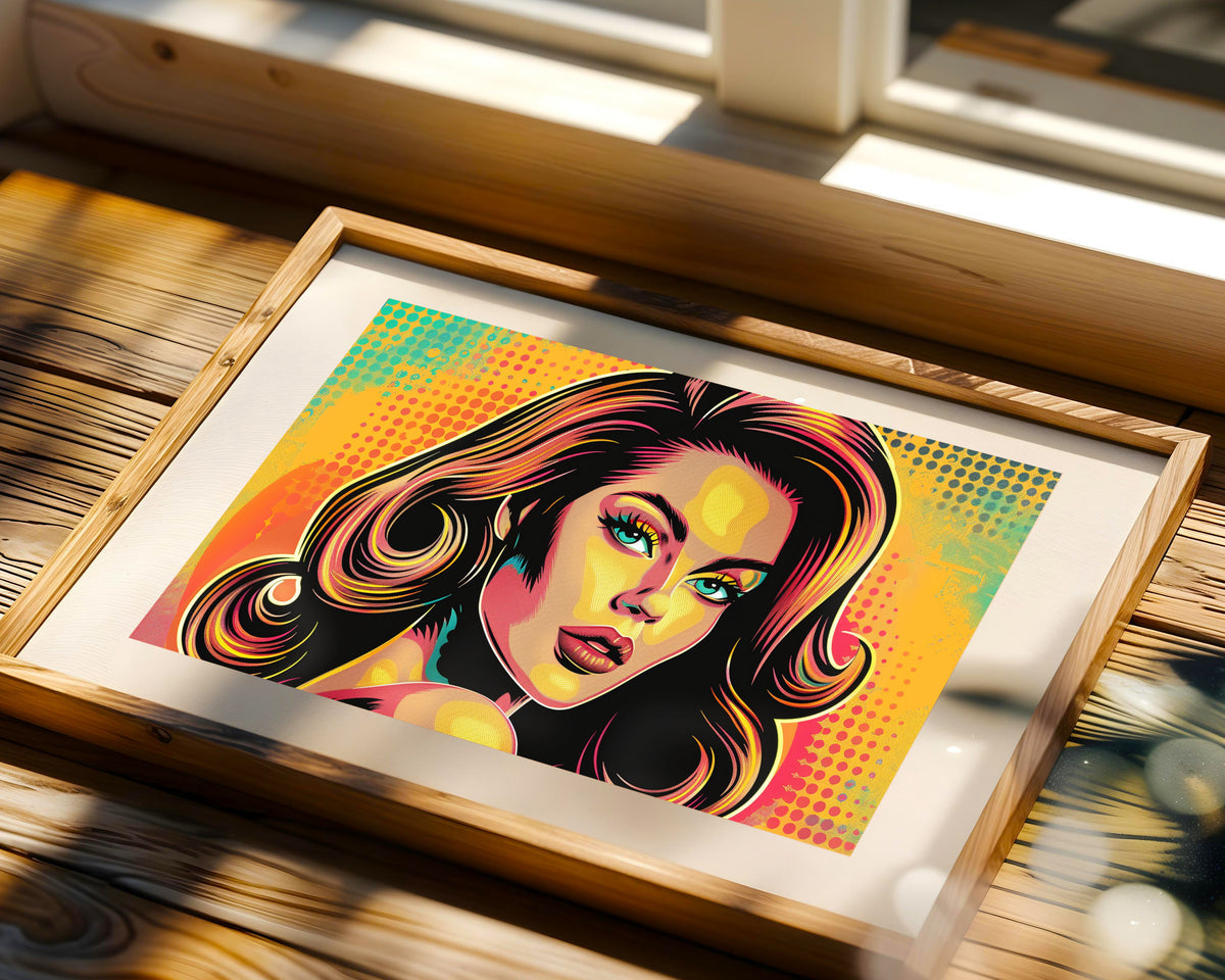 Pop Art Poster Retro Vintage