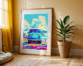 Pop Art Volkswagen Azul