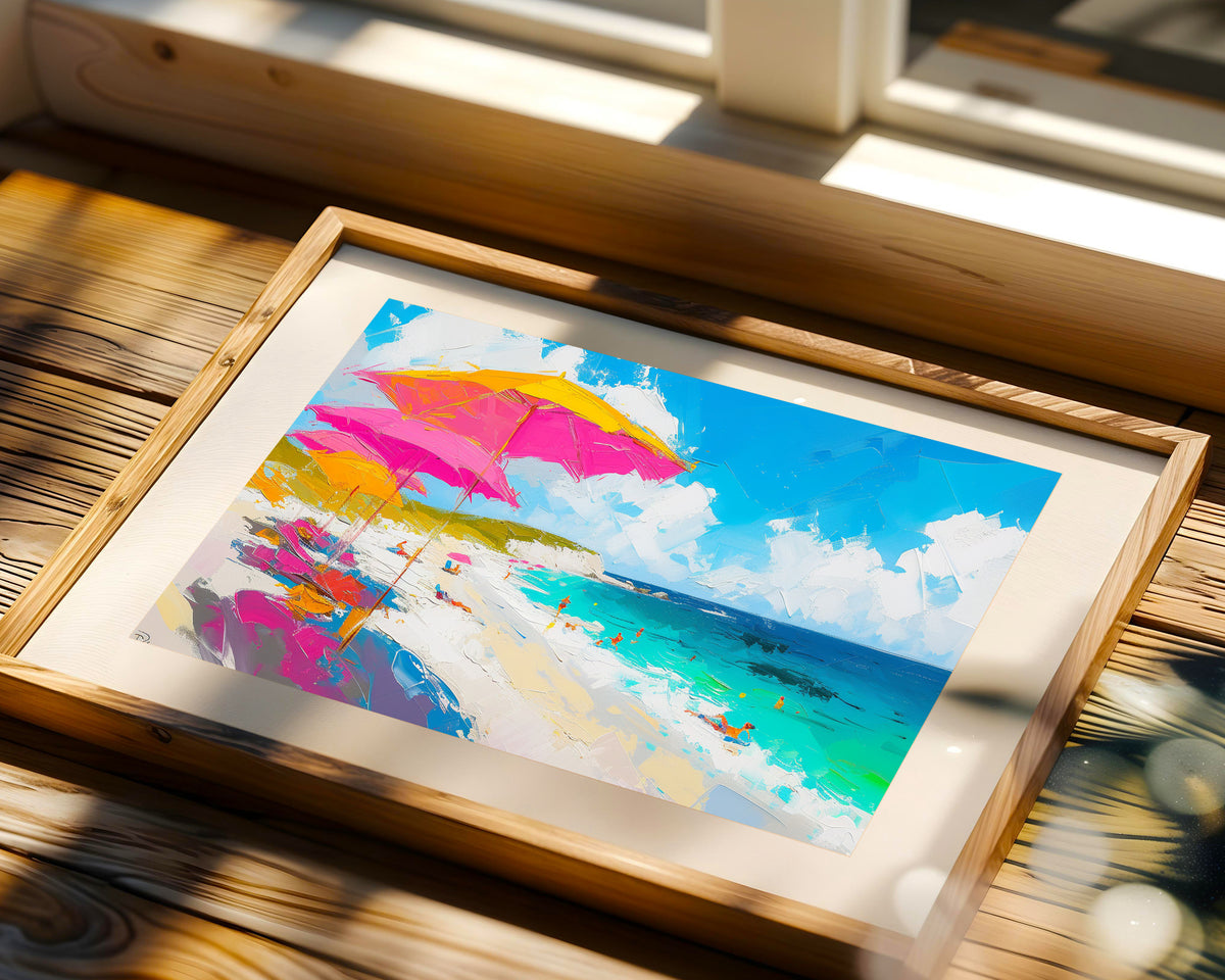 Pop Art Escena de Playa