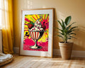 Pop Art Sundae Helado Estilo
