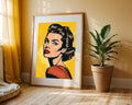 Pop Art Mujer Ilustracion Pop