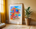 Pop Art Dibujo Cubista