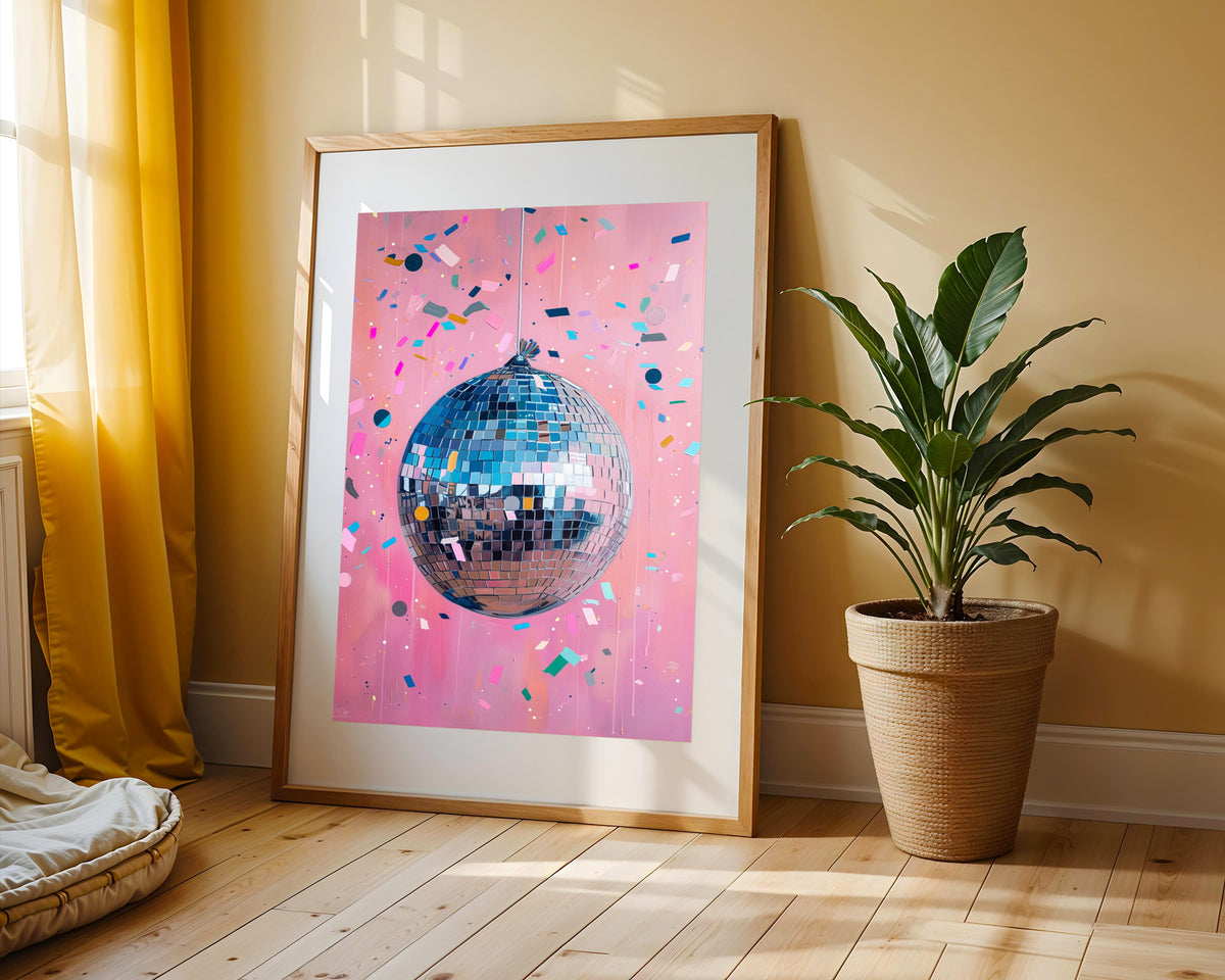 Pop Art Bola Disco Brillante