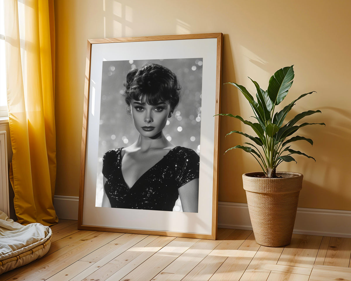 Pop Art Audrey Hepburn Vestido Elegante