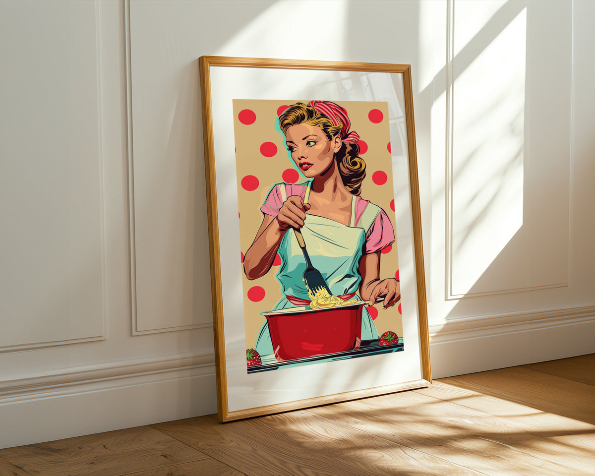 Pop Art Ama de Casa Pastel