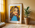 Pop Art Chica Estilo Comic