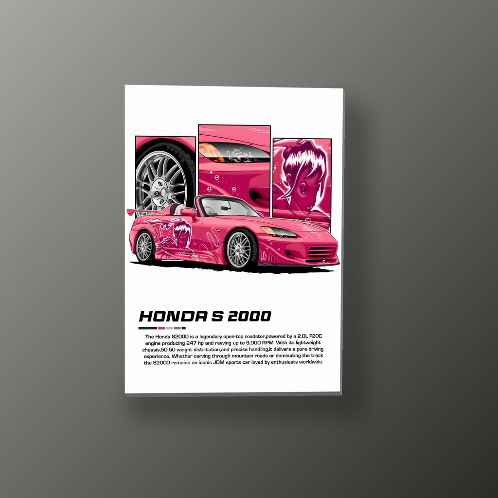 Honda Civic Type R FK8 | Cuadro decorativo de Monkey Canvas