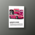 Honda Civic Type R FK8 | Cuadro decorativo de Monkey Canvas