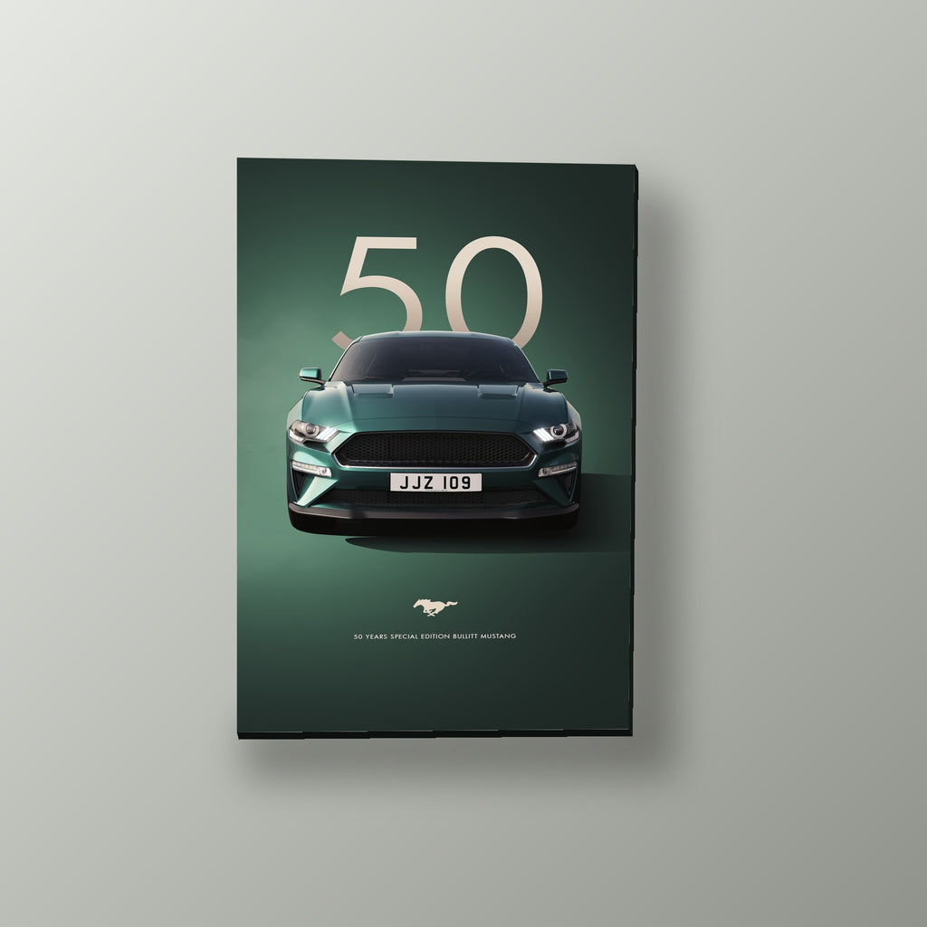 Ford Mustang Bullitt 50 Aniversario | Cuadro decorativo de Monkey Canvas