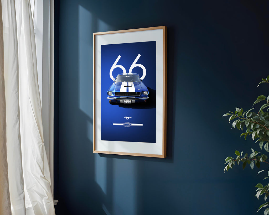 Ford Shelby GT350 Fastback | Cuadro decorativo de Monkey Canvas