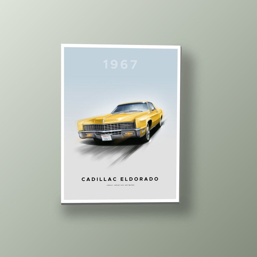 Cadillac Eldorado 1967 | Cuadro decorativo de Monkey Canvas