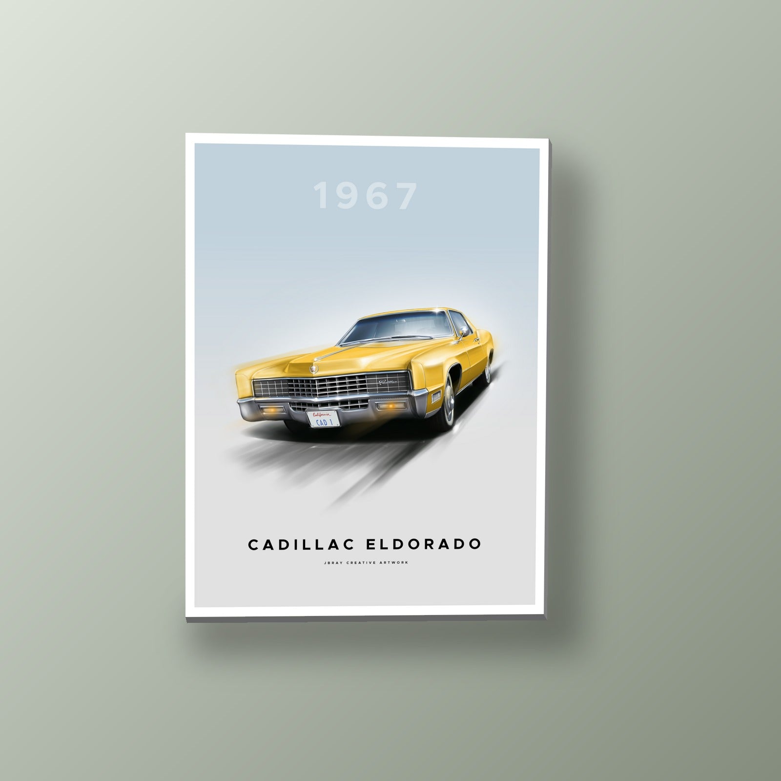 Cadillac Eldorado 1967 | Cuadro decorativo de Monkey Canvas