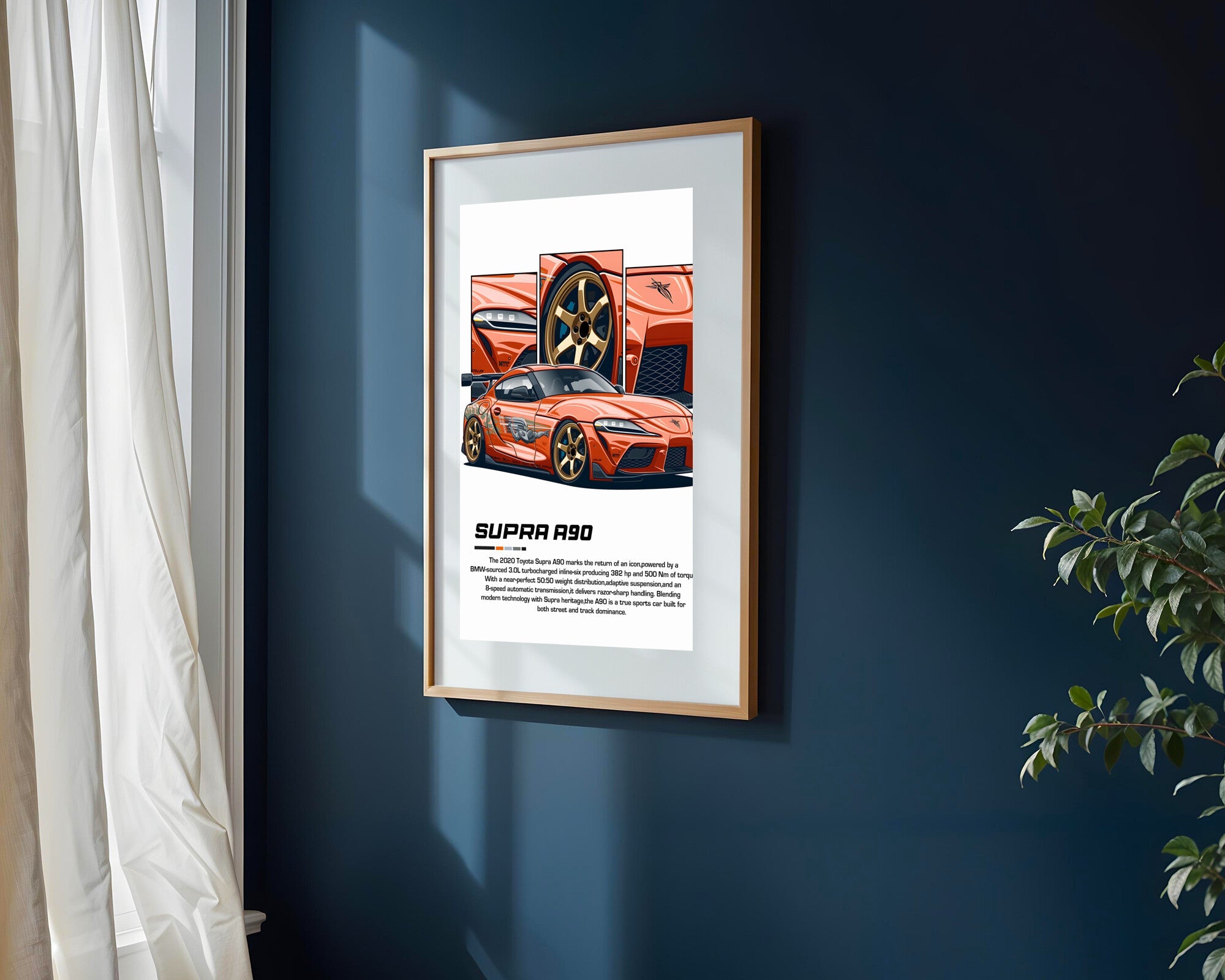 Mitsubishi Lancer Evo IX | Cuadro decorativo de Monkey Canvas