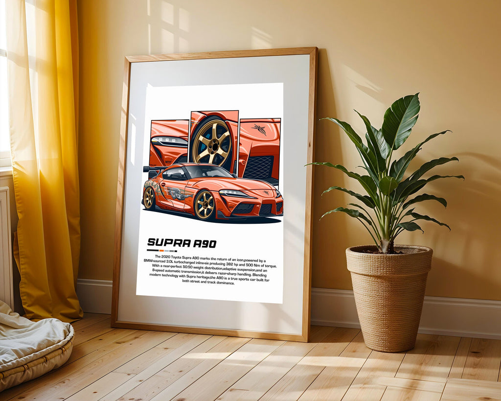 Mitsubishi Lancer Evo IX | Cuadro decorativo de Monkey Canvas