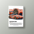 Mitsubishi Lancer Evo IX | Cuadro decorativo de Monkey Canvas