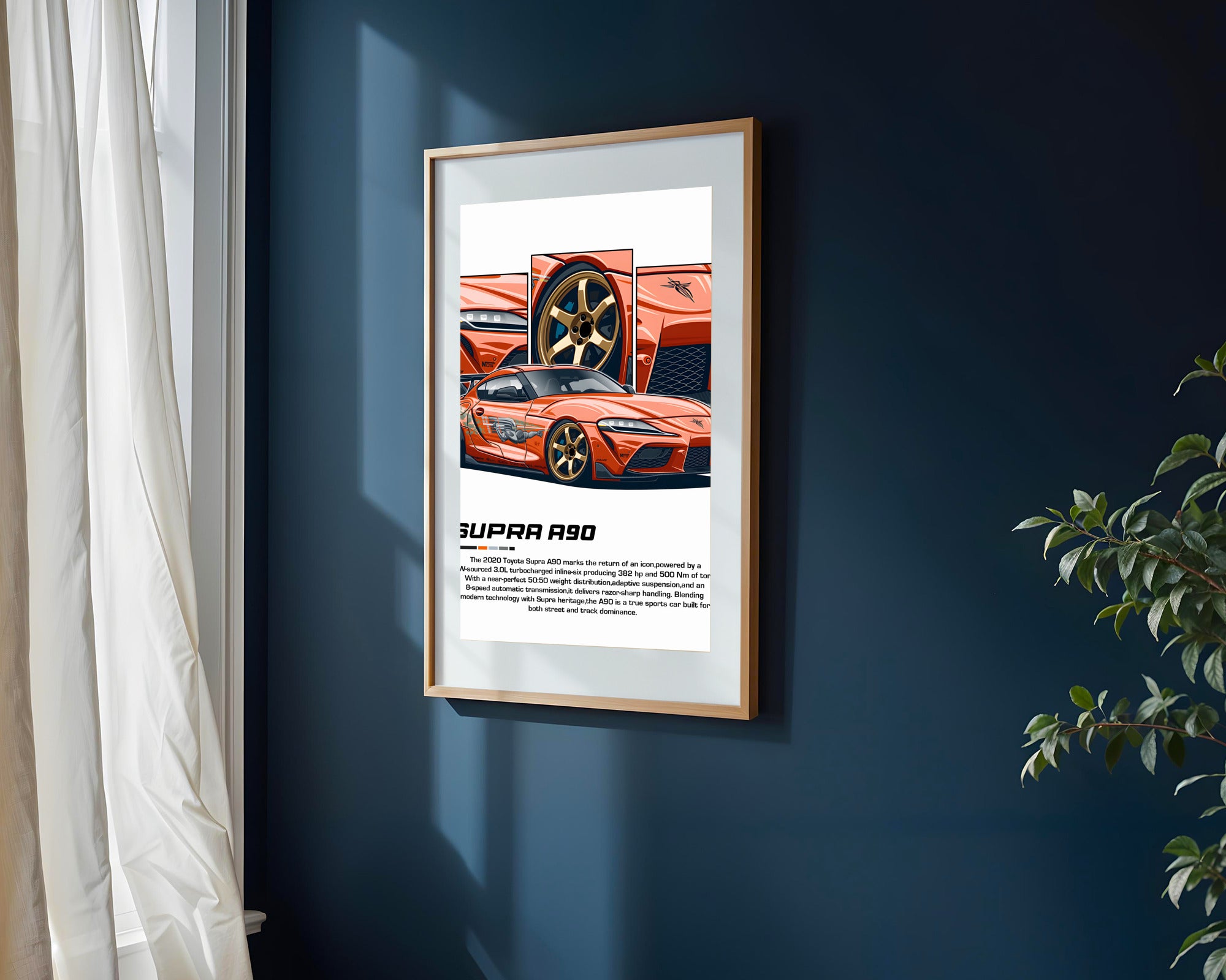 Mitsubishi Lancer Evo IX | Cuadro decorativo de Monkey Canvas