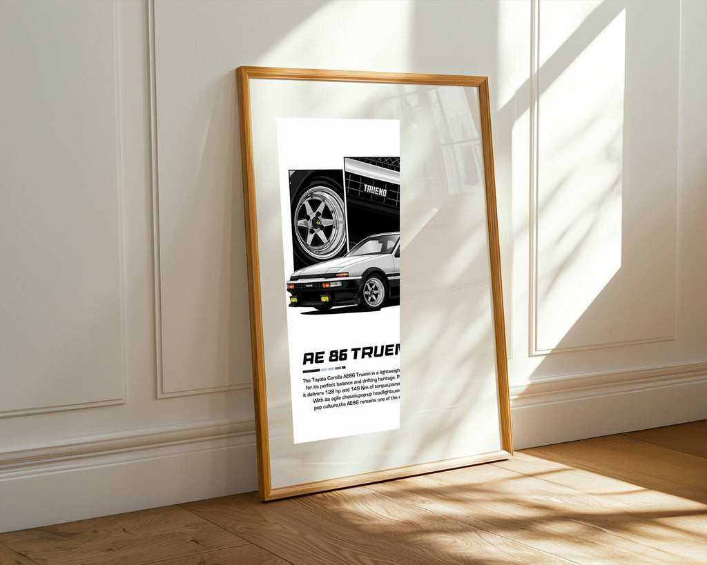 Toyota Supra A90 | Cuadro decorativo de Monkey Canvas