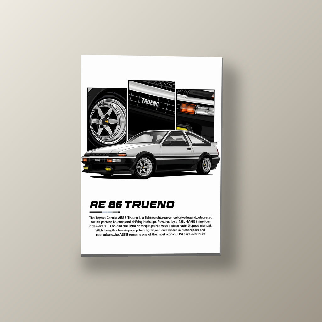 Toyota Supra A90 | Cuadro decorativo de Monkey Canvas