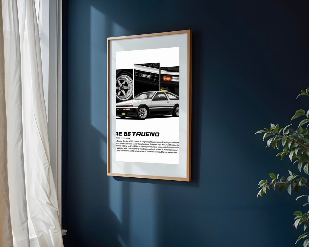 Toyota Supra A90 | Cuadro decorativo de Monkey Canvas