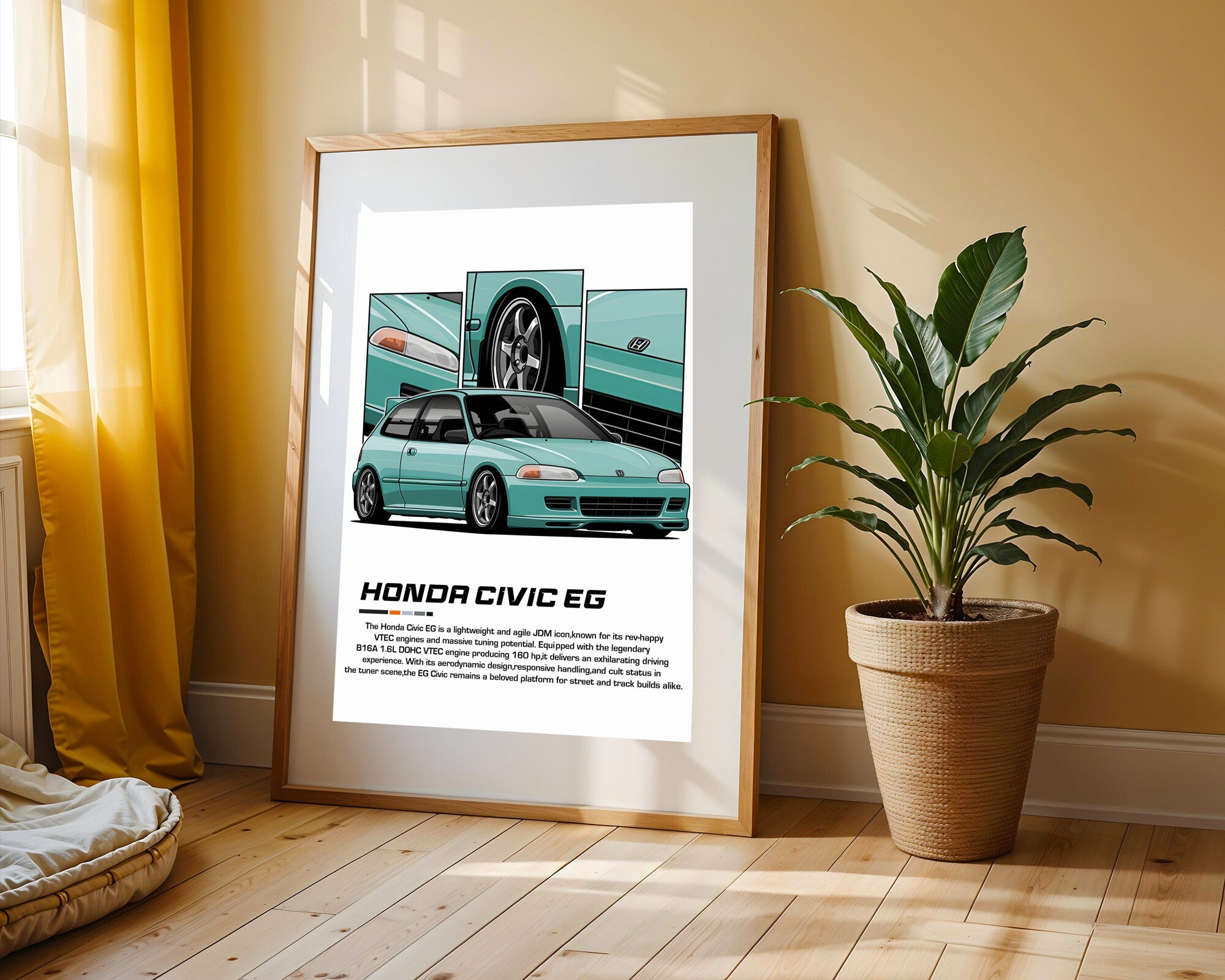 Toyota AE86 Trueno | Cuadro decorativo de Monkey Canvas