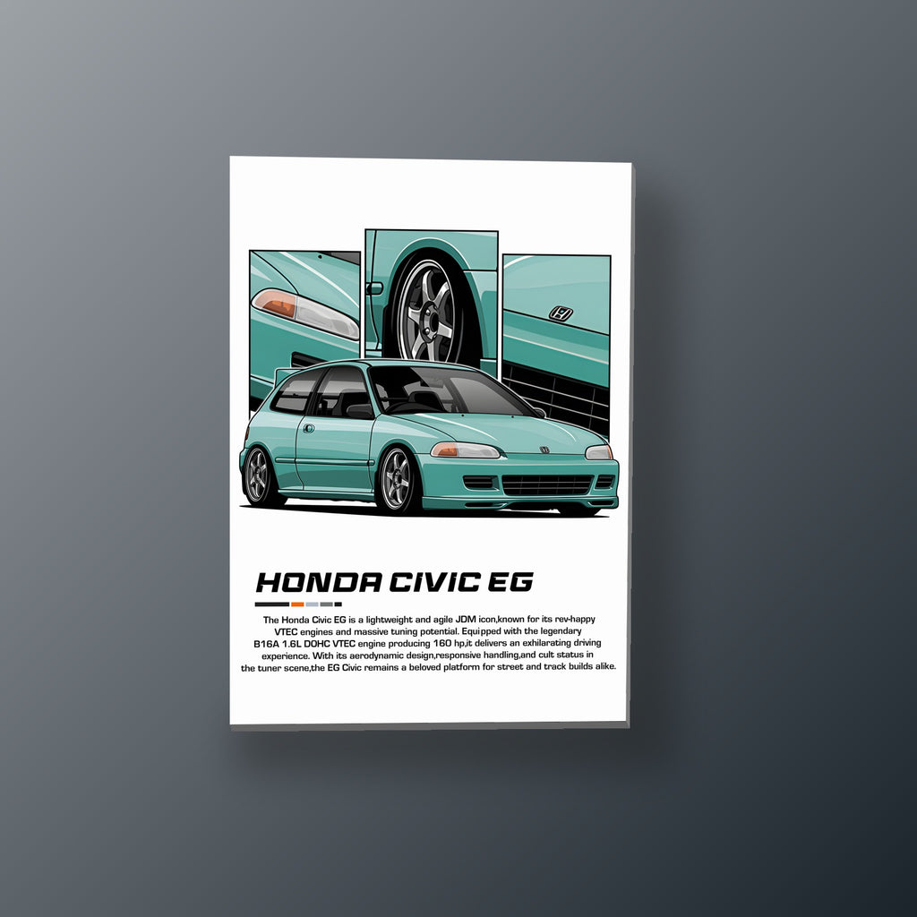 Toyota AE86 Trueno | Cuadro decorativo de Monkey Canvas