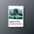 Toyota AE86 Trueno | Cuadro decorativo de Monkey Canvas