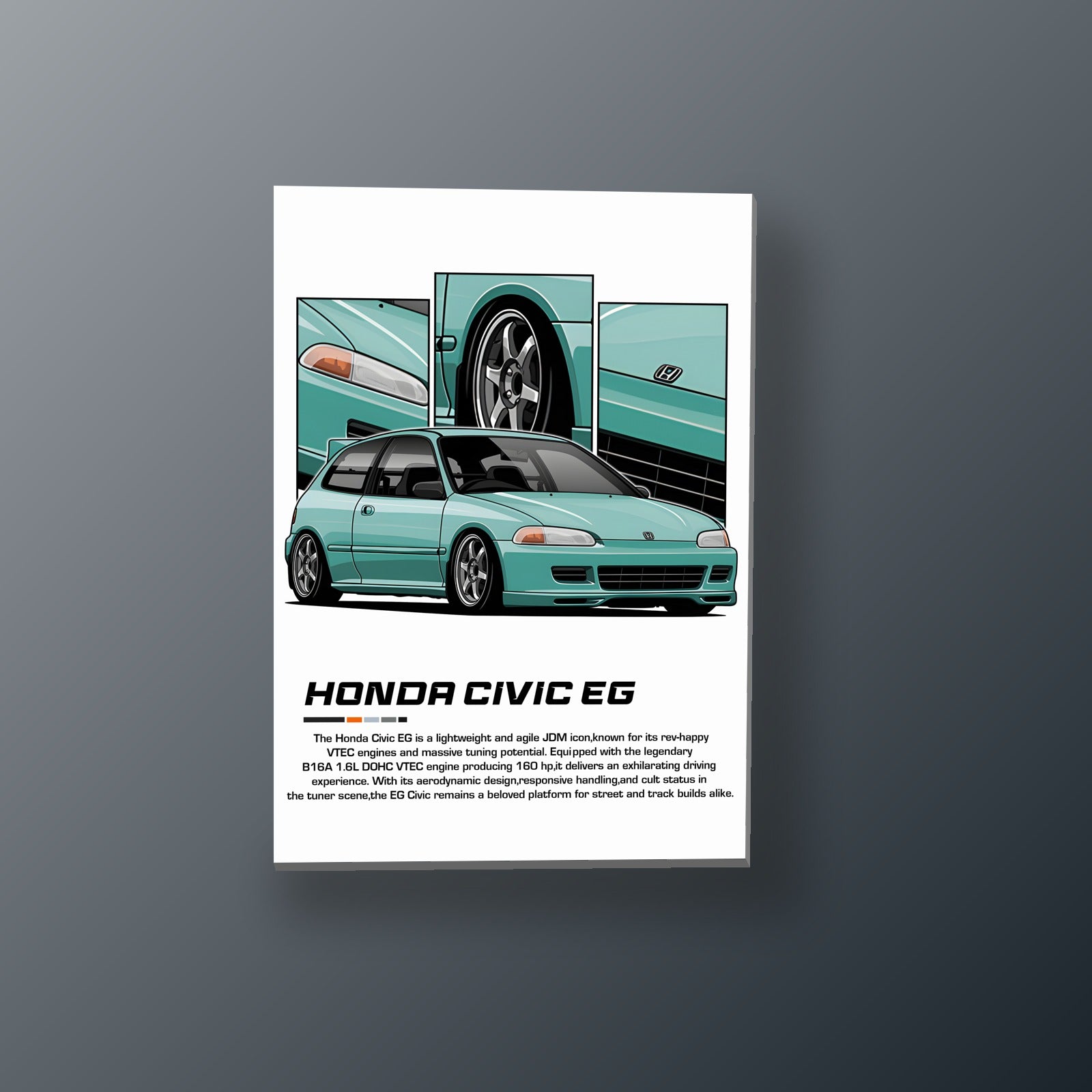 Toyota AE86 Trueno | Cuadro decorativo de Monkey Canvas