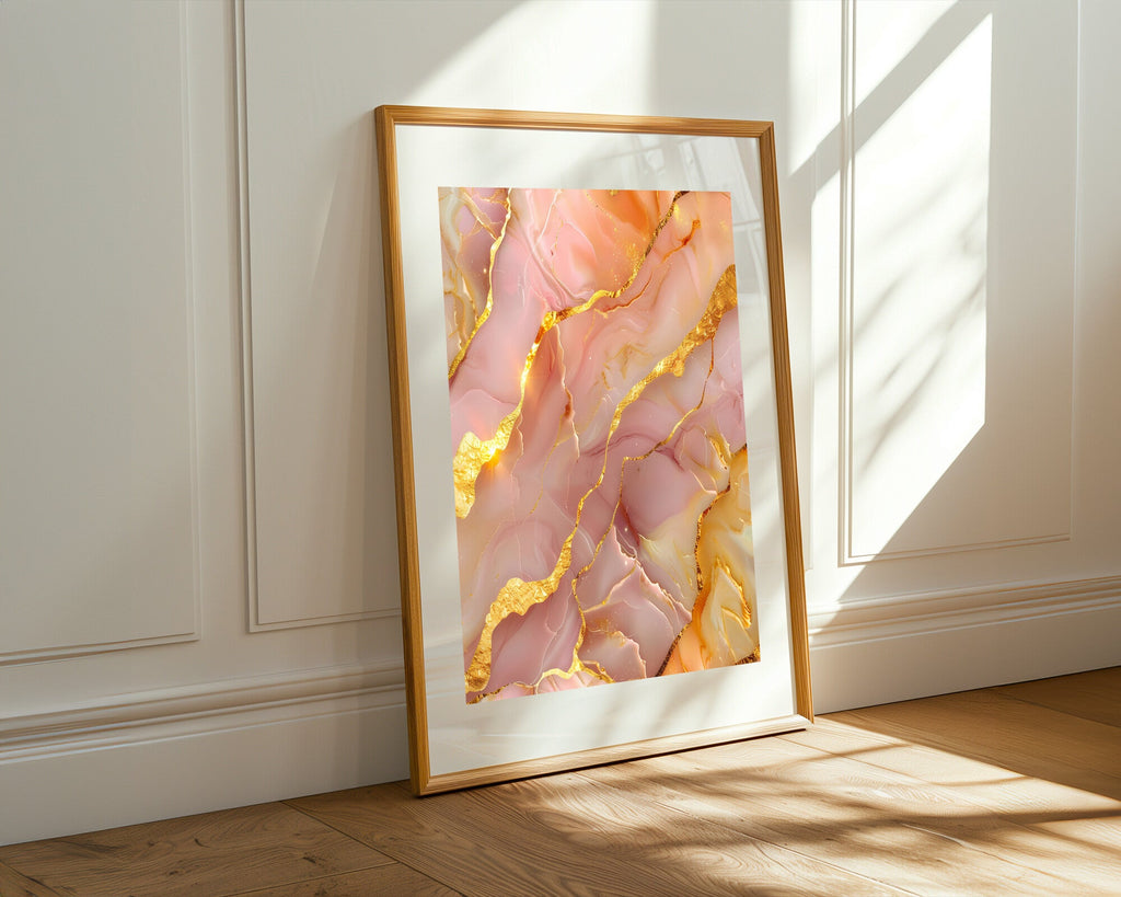 Olas Doradas Beige | Cuadro decorativo de Monkey Canvas
