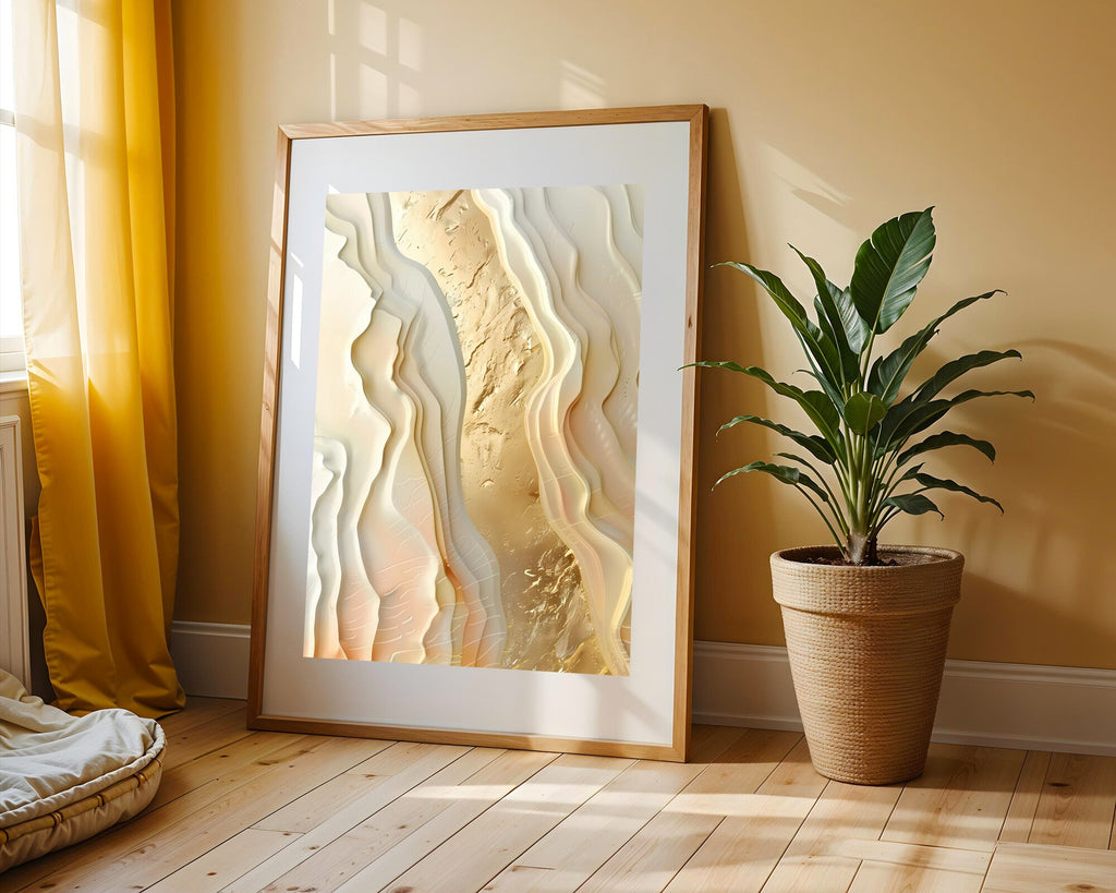 Mármol Rubí y Oro | Cuadro decorativo de Monkey Canvas