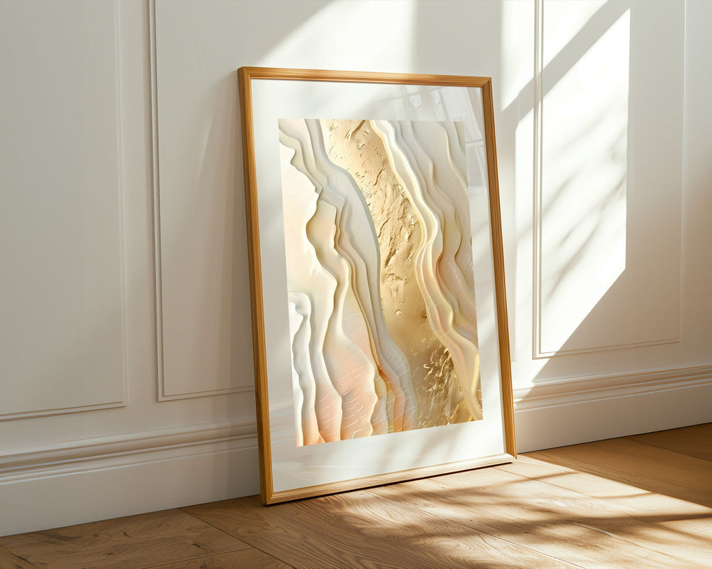 Mármol Rubí y Oro | Cuadro decorativo de Monkey Canvas