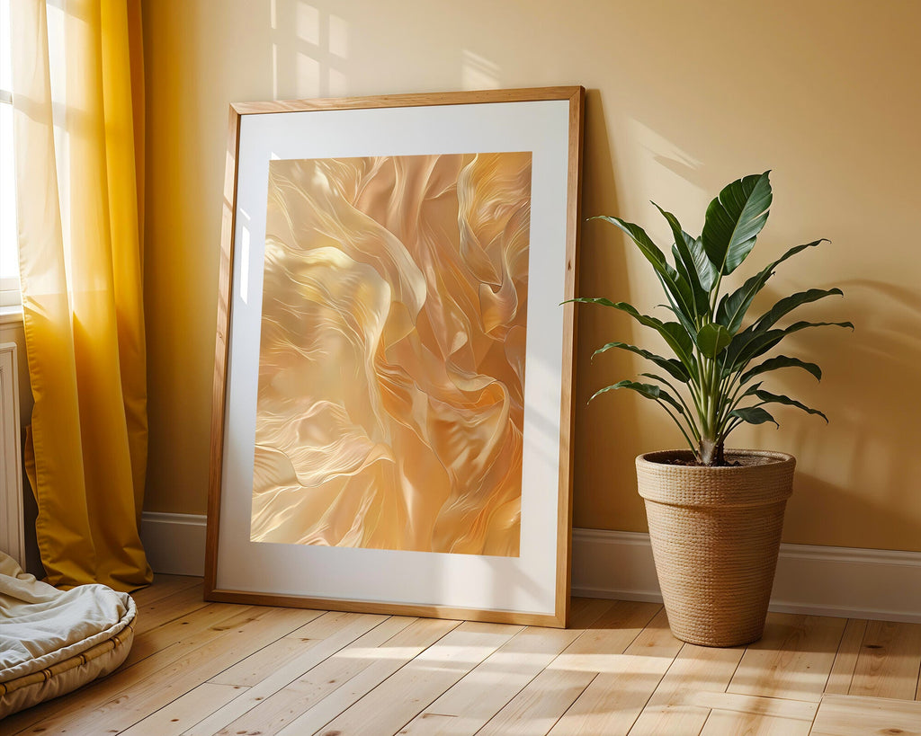 Marea Naranja y Oro | Cuadro decorativo de Monkey Canvas