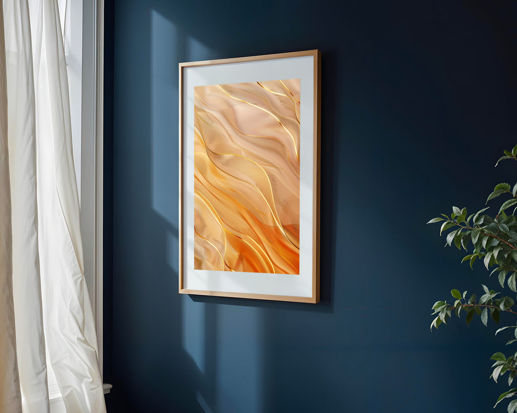 Mármol Lavanda Rosa y Oro | Cuadro decorativo de Monkey Canvas