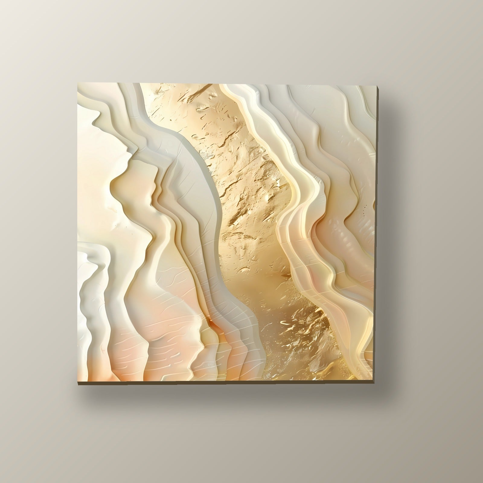 Mármol Rubí y Oro | Cuadro decorativo de Monkey Canvas