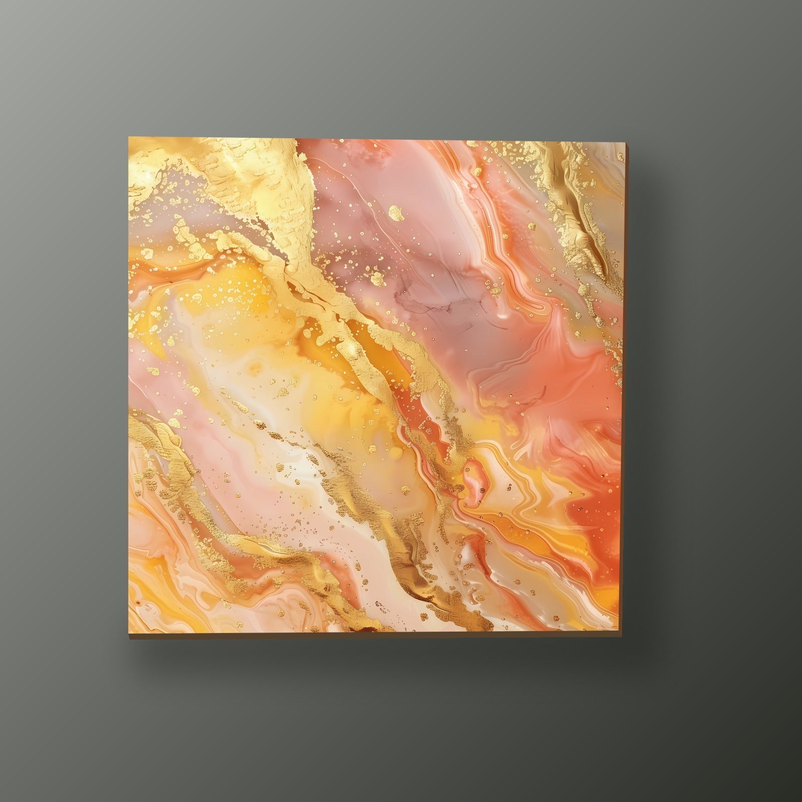 Marea Ámbar y Oro | Cuadro decorativo de Monkey Canvas