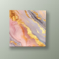 Vetas Rosa y Gris Doradas | Cuadro decorativo de Monkey Canvas