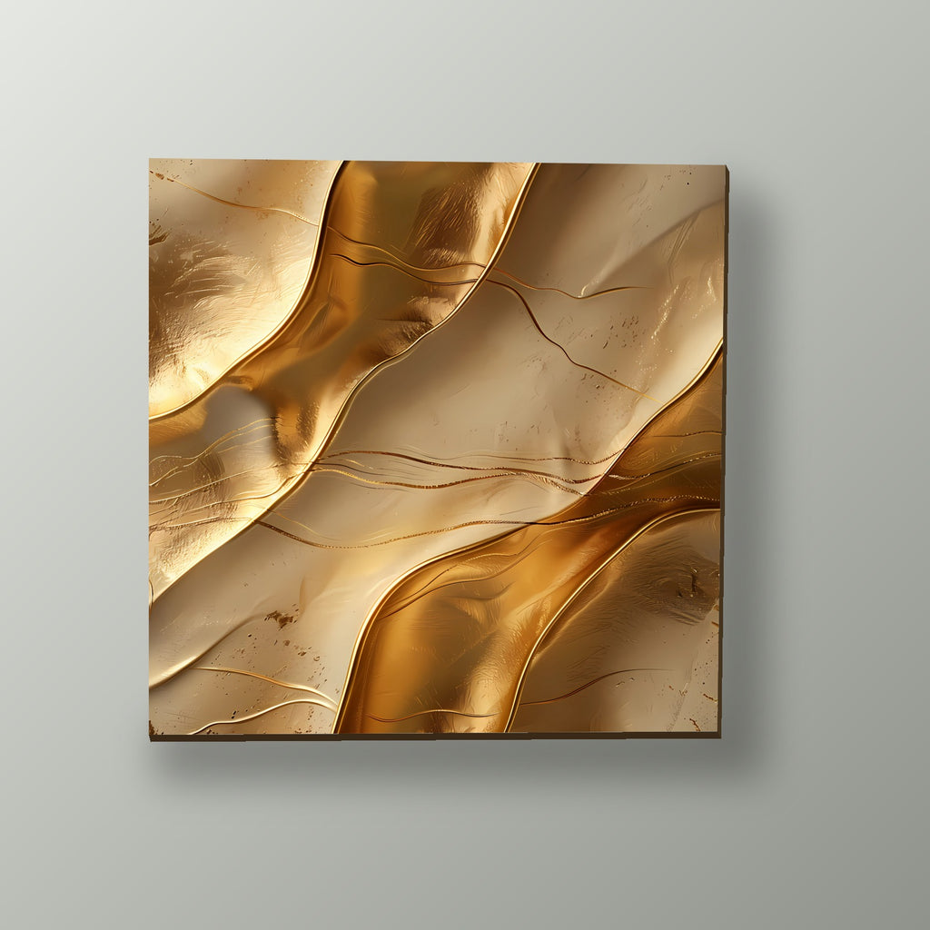 Bronce Líquido y Oro | Cuadro decorativo de Monkey Canvas