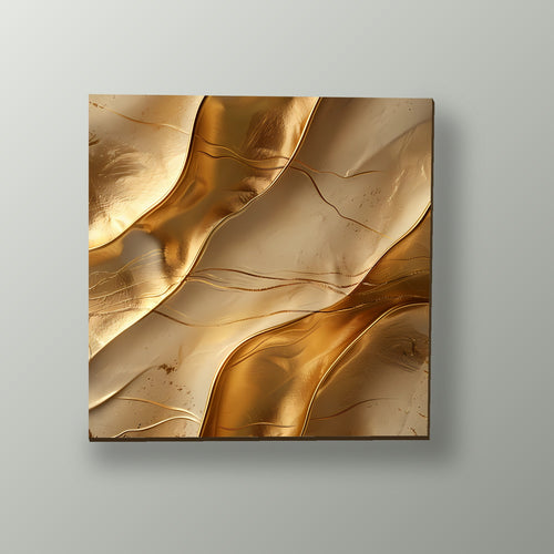 Bronce Líquido y Oro | Cuadro decorativo de Monkey Canvas